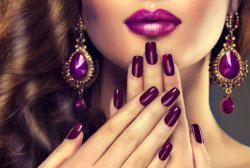 luxury fashion style of nails manicure